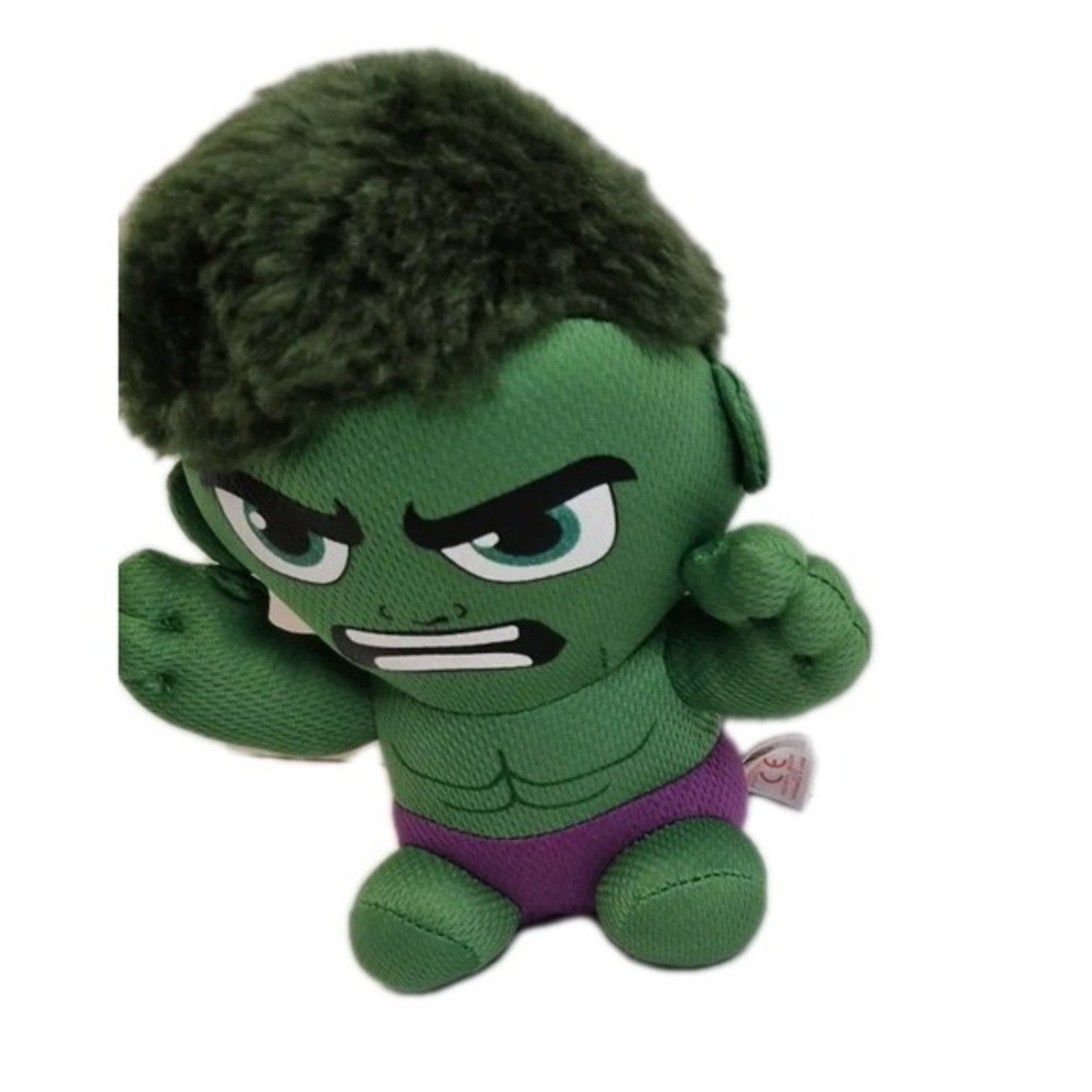 Marvel The Incredible HULK 7" Stuffed Toy, TY Beanie, Avengers Hero Merch - Picture 3 of 6